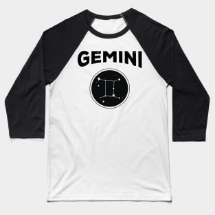 Zodiac Sign Gemini Baseball T-Shirt